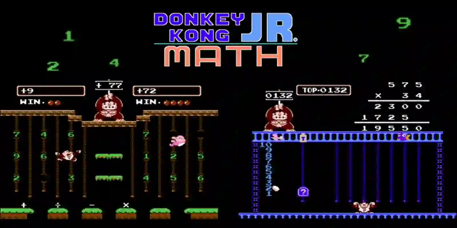 cover Donkey Kong Jr Math