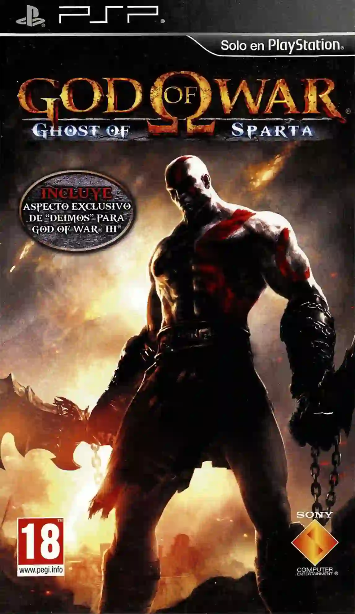 cover God of War - Ghost of Sparta